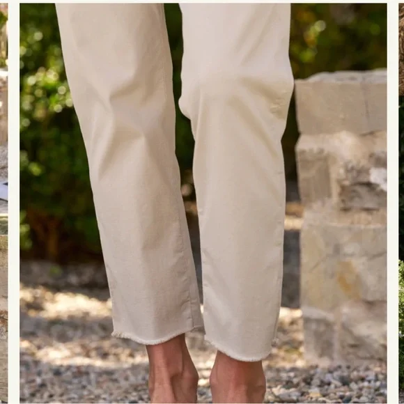 Frank & Eileen Woman's Wicklow The Italian Chino Pants Sz 6 - Picture 2 of 9